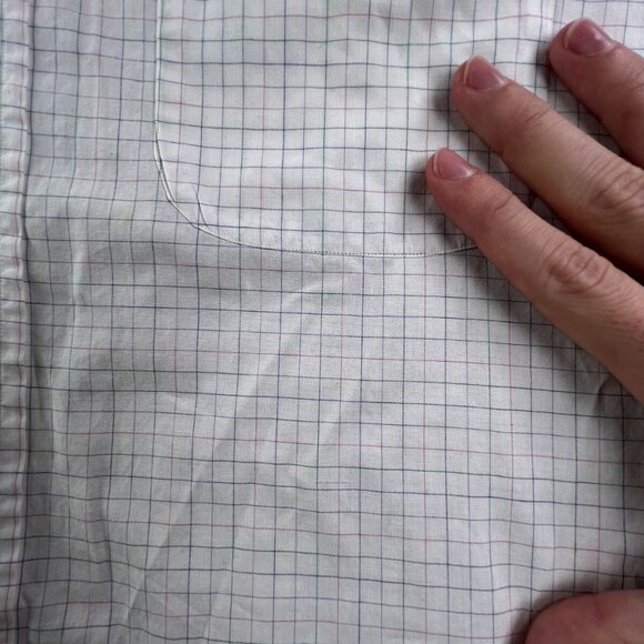 Gitman Bros For Fashion Post Louisville Button Up Shirt 16 34 Check USA Made - Picture 13 of 16